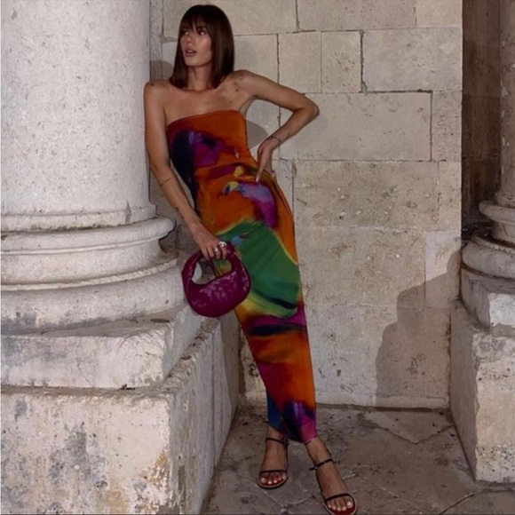 Zara fw22 printed dress - Picture 5 of 6